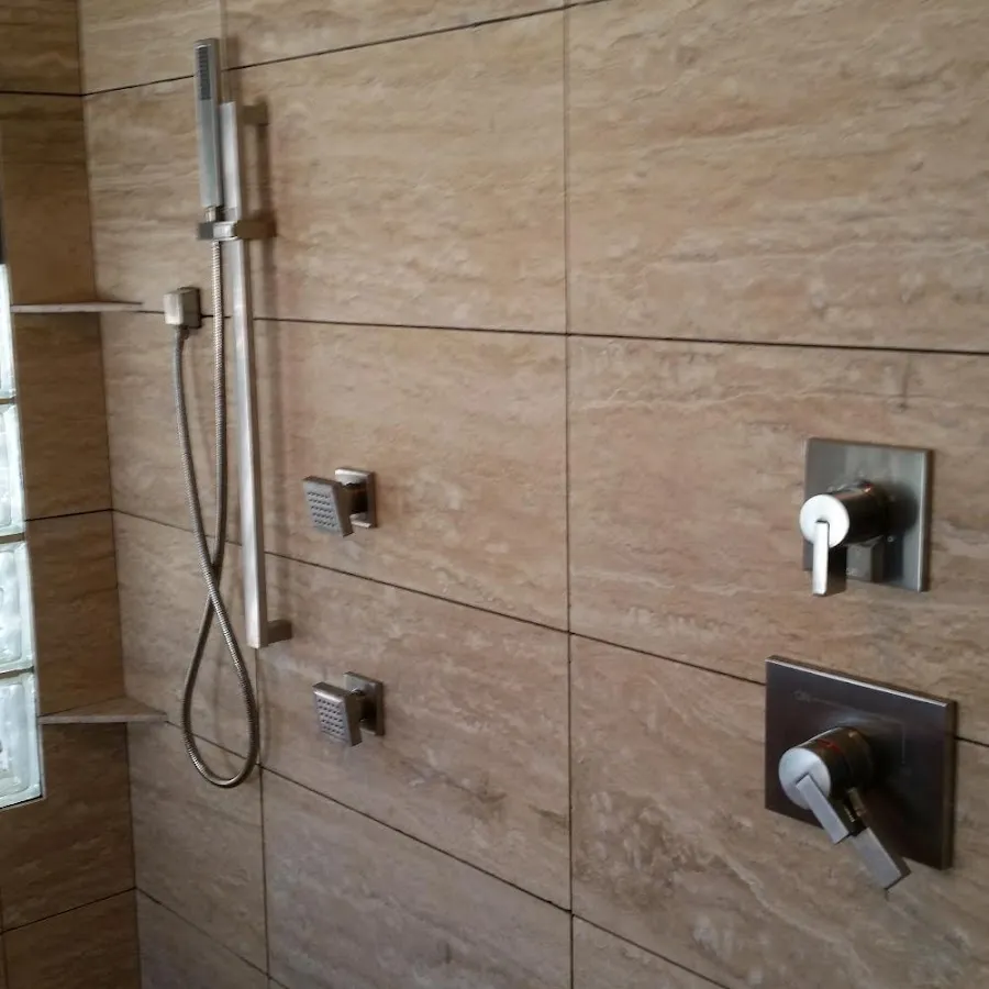Shower fixture installation for Water Heater Replacement in Kewanee